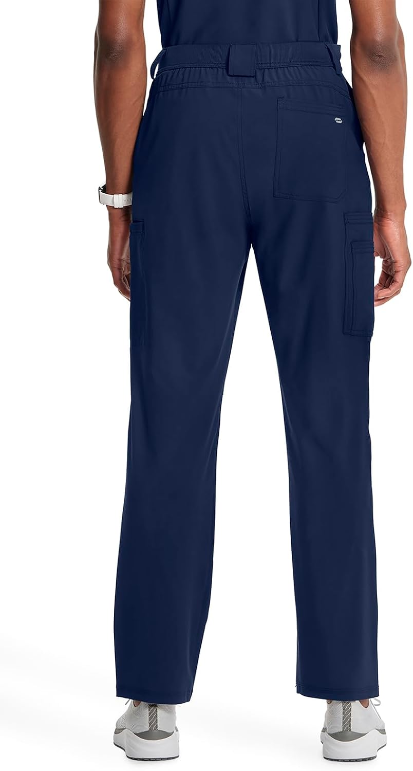 Cherokee Infinity Men Scrub Pants Tapered Leg Medical Bottom with 6 Pockets
