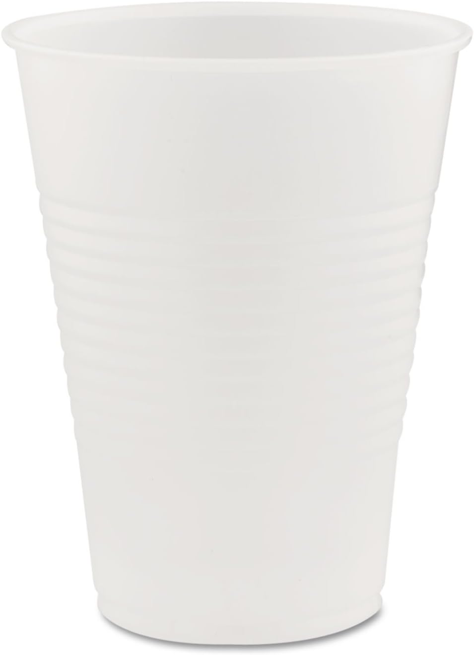 DART Y9 9 oz Trans Ribbed Wall PS Cup (Case of 2500)