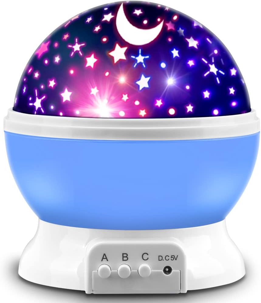 Kid Star Projector Night Light for Kids | Stars for Ceiling | Boys Gift 3-6