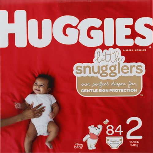 Huggies Little Snugglers Diapers, Size 2