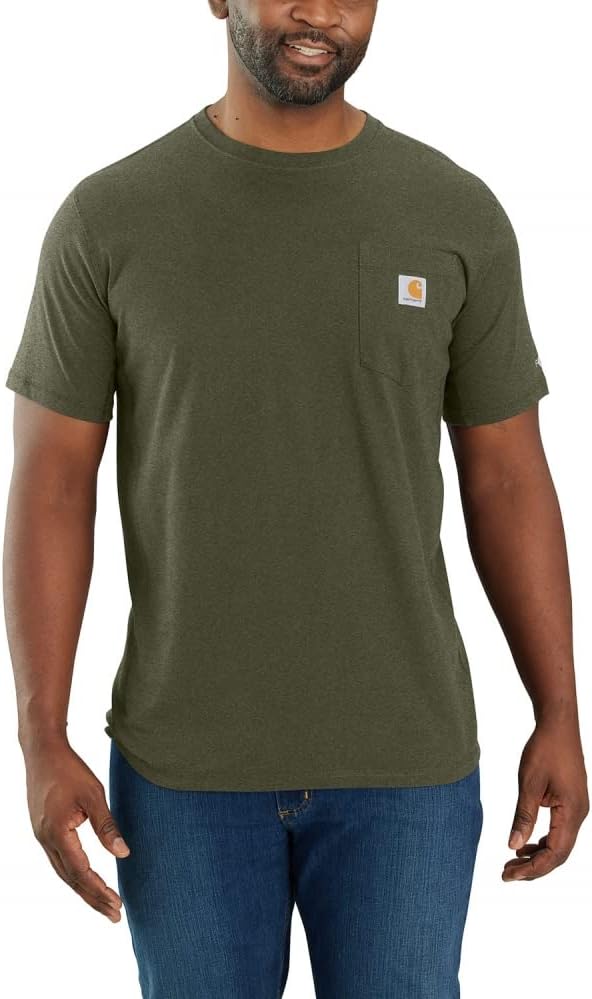 Carhartt Men's Force Relaxed Fit Midweight Short-Sleeve Pocket T-Shirt 104616