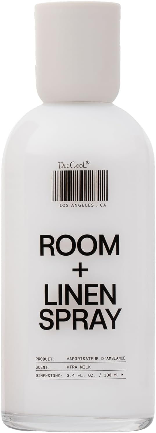 DedCool, Room + Linen Spray in Xtra Milk, Essential Oil Infused, 3.4 fl oz