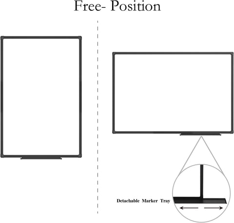JILoffice Magnetic Whiteboard/White Board, Dry Erase Board 48 x 36 Inch