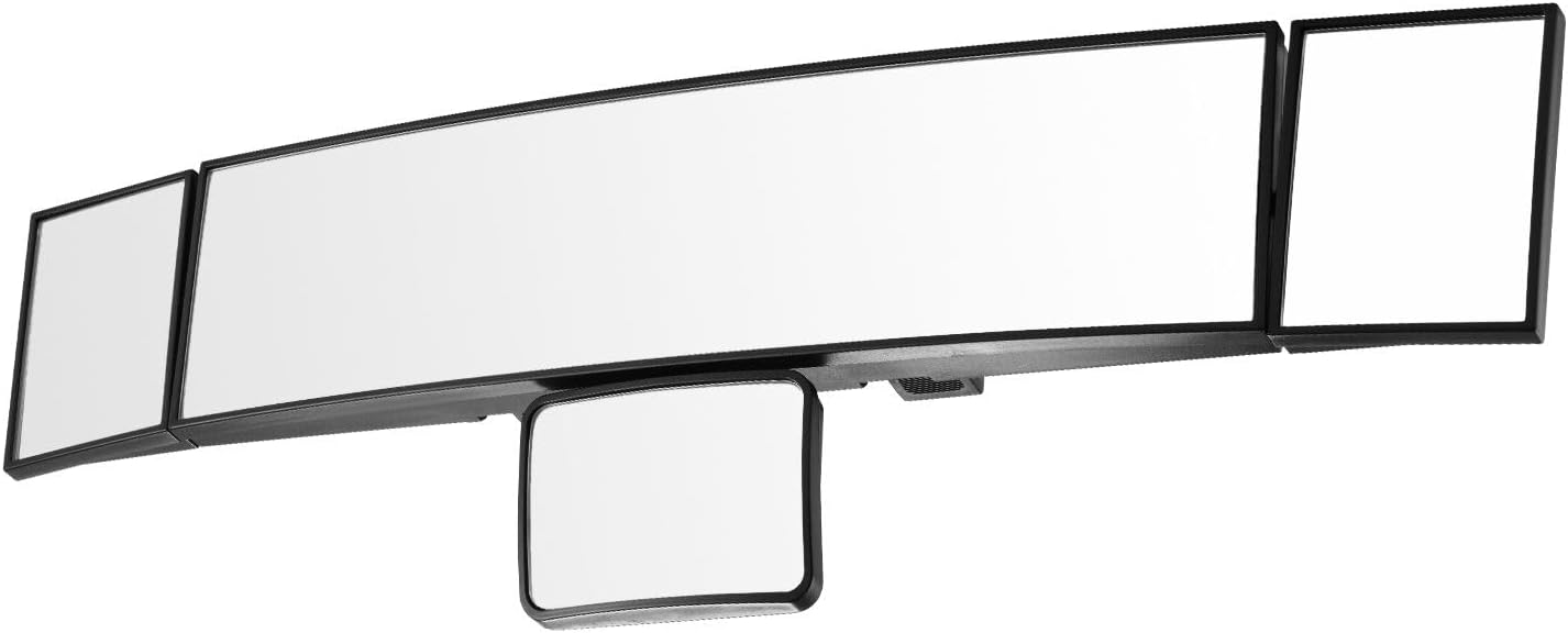 SINGARO Interior Rearview Mirror, Baby Mirror for Rear Facing Infant, Universal Panoramic Rear View Accessories, Wide Angle Reduce Blind Spot Effectively for Car