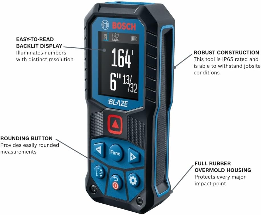 BOSCH PRO GLM165-22 Blaze 165 Ft. Laser Measure