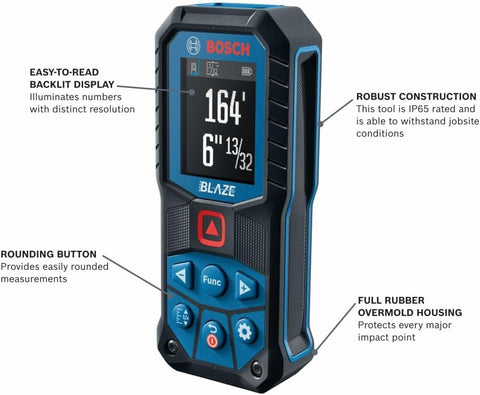 BOSCH PRO GLM165-22 Blaze 165 Ft. Laser Measure