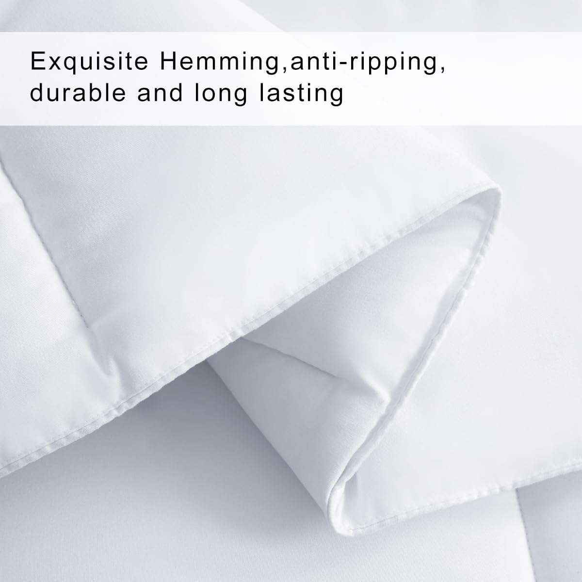 COHOME All-Season King Size Cooling Comforter Duvet Insert - White