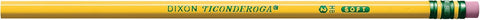 Ticonderoga Wood-Cased Pencils, #2 HB Soft, Yellow, 12 Count