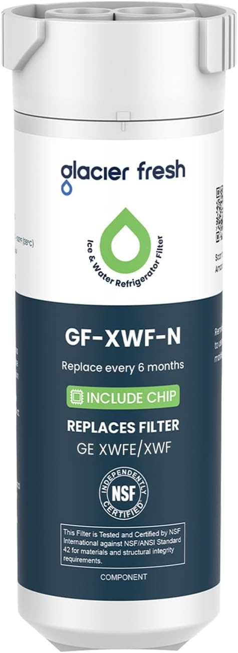 GLACIER FRESH XWFE (Built-in CHIP) Refrigerator Water Filter Pack of 1