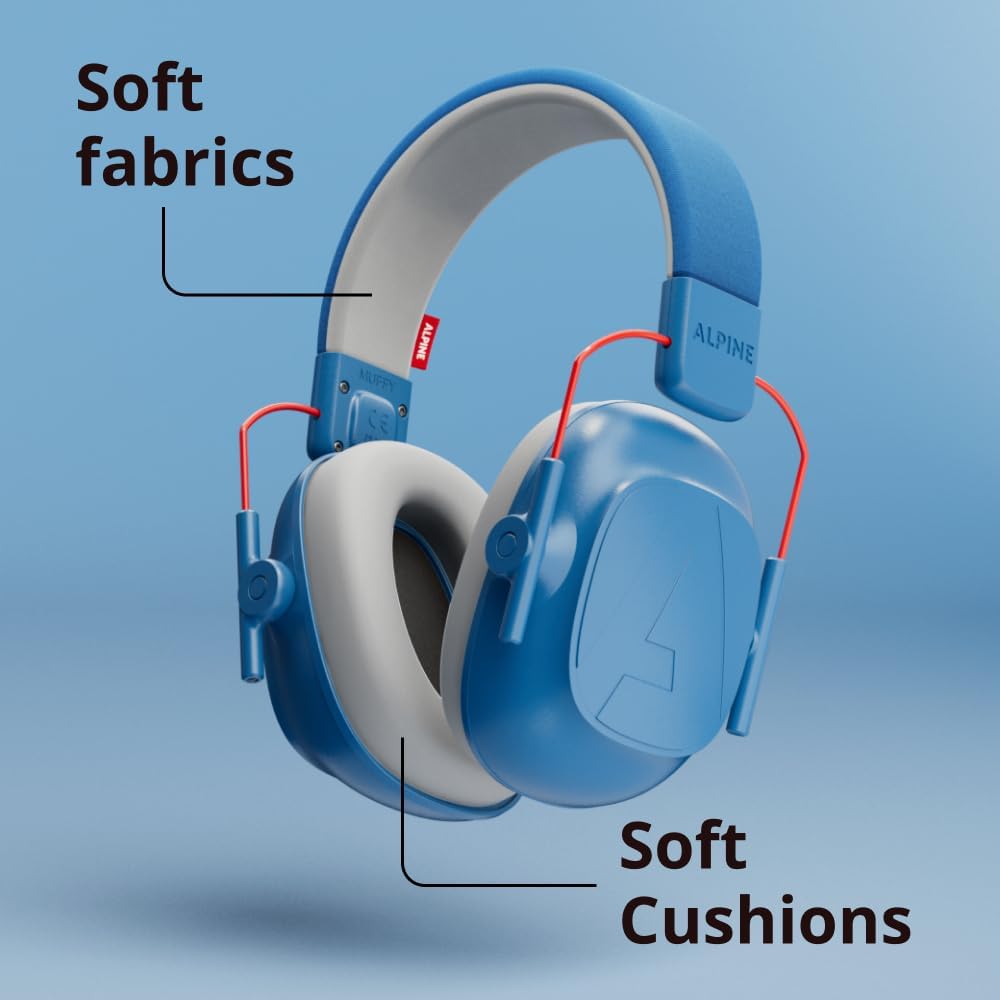Alpine Muffy Kids Ear Muffs for Kids Ear Protection | 3-16 Years