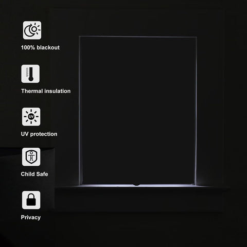 MYshade Cordless Blackout Cellular Shades for Windows, Honeycomb Window Shades with Thermal Insulation, Child & Pet Safe Room Darkening Shade, Easy Install, 16" W x 36" H, Black
