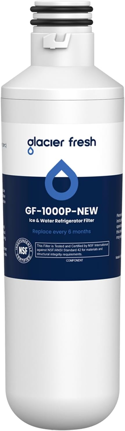 GLACIER FRESH Water Filter LT1000PC Replacement for LG Refrigerator, 1 Pack