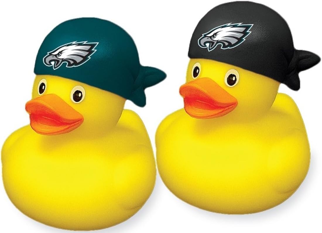 aminco NFL Team Rubber Duck Set Two Pack – Officially Licensed Collectible – Great Gift for Fans