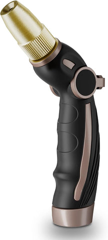 RESTMO Garden Hose Nozzle, Heavy Duty Water Hose Sprayer Nozzle, Brown