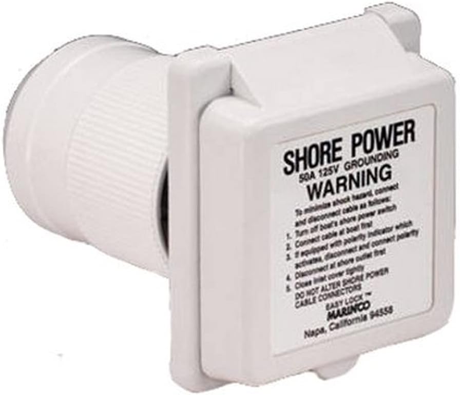 Marinco 30 Amp and 50 Amp Marine Shore Power Inlets