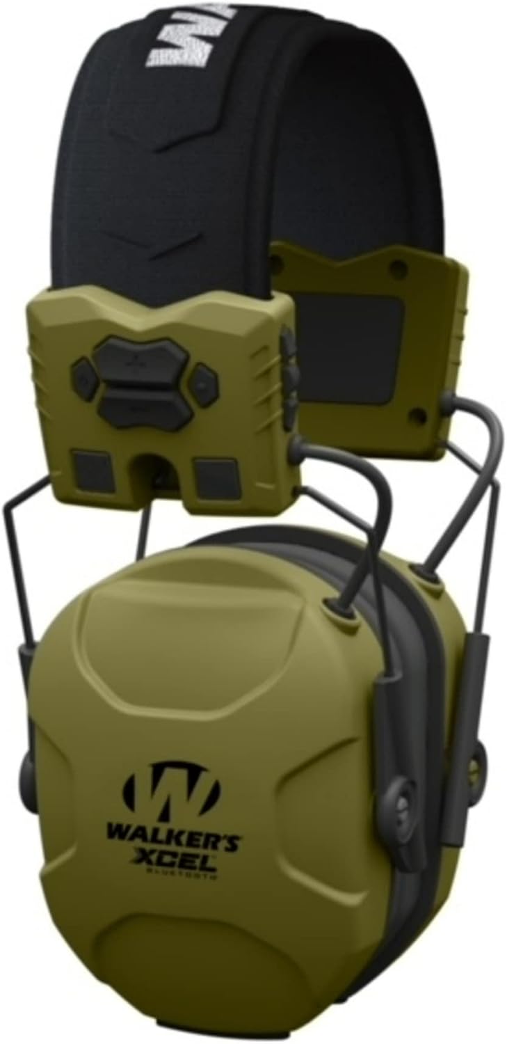 Walker’s XCEL Digital Electronic Hearing Protection Earmuffs with Bluetooth & Voice Clarity