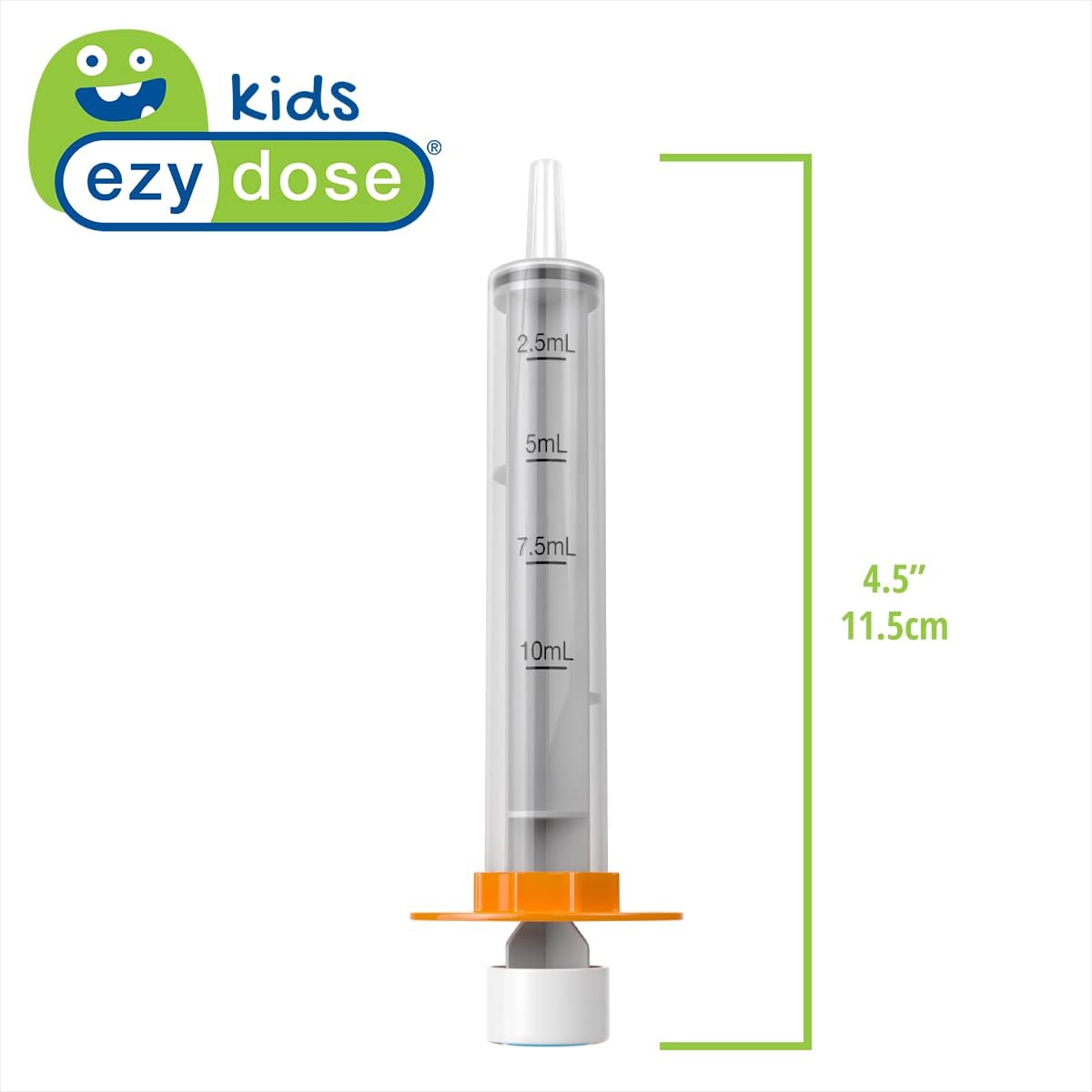 Ezy Dose Kids Baby Oral Syringe & Dispenser, 10 mL, Color Coded, BPA Free