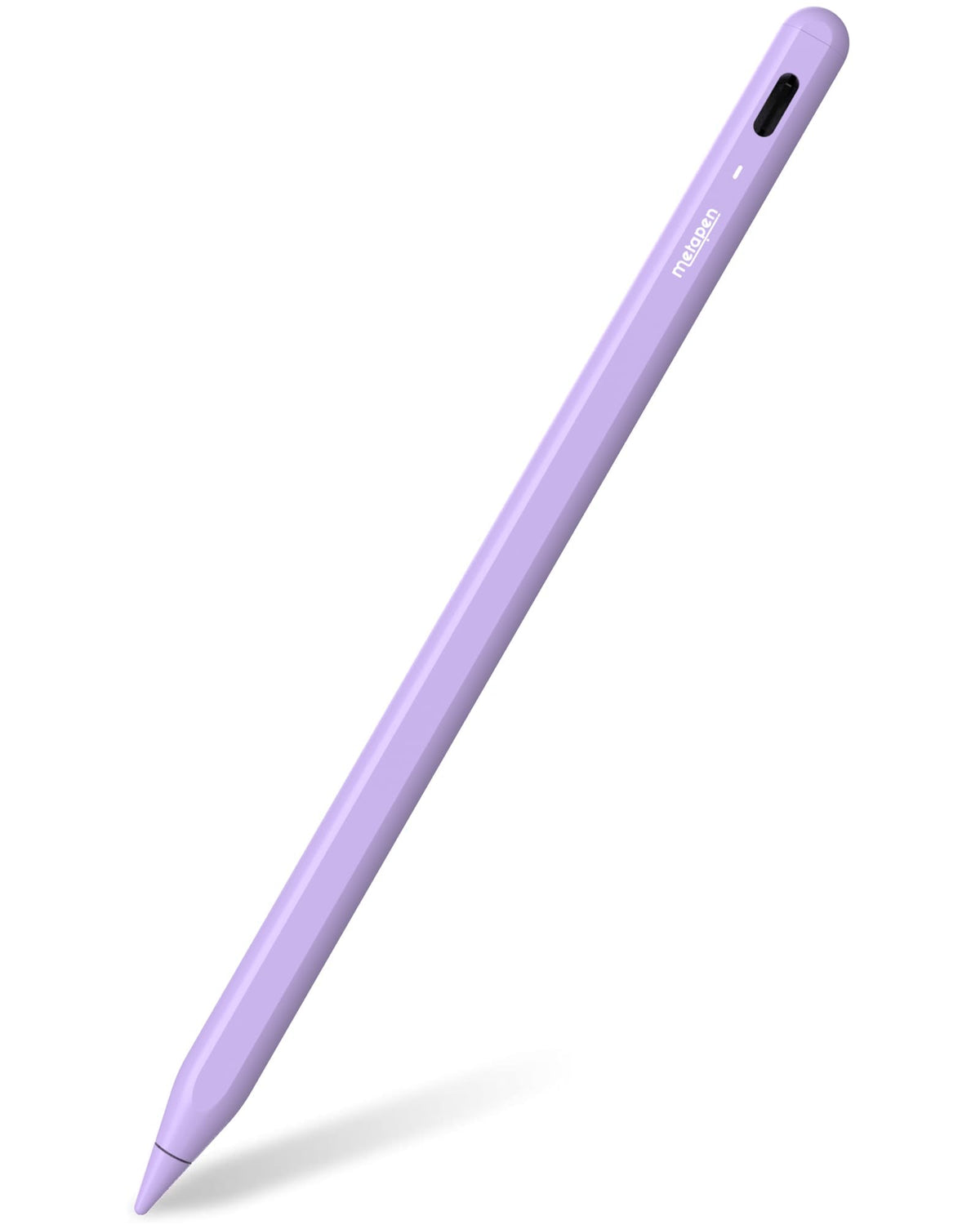 Metapen Pencil A8 Compatible with iPad 2018-2024, 2X Faster Charge, Tilt Sensitivity Stylus Pen Compatible with Apple iPad 10th~6th Gen, iPad Pro 12.9/11/13-inch, iPad Air 3-6, iPad Mini 5/6, Purple