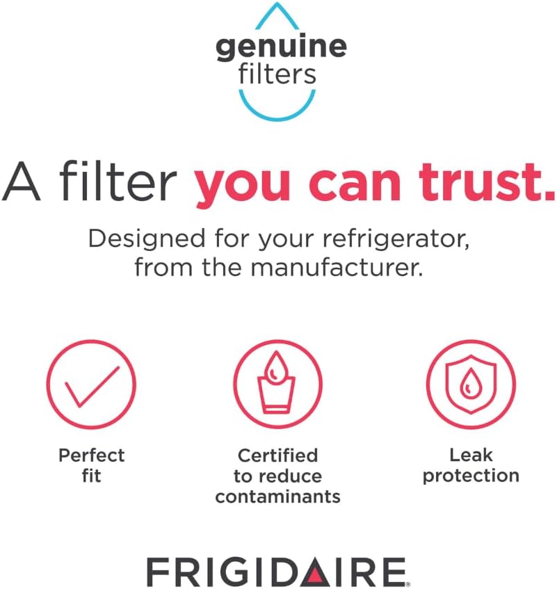 Frigidaire ULTRAWF Refrigerator Water Filter Replacement, Set of 2