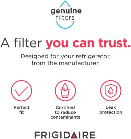 Frigidaire ULTRAWF Refrigerator Water Filter Replacement, Set of 2