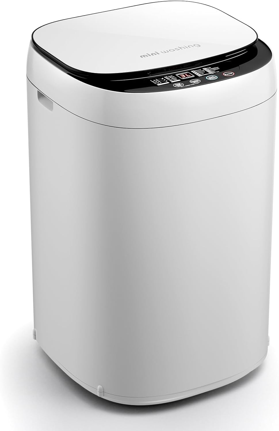 Giantex Portable Washing Machine, 7.7lbs Capacity All-in-One Washer Spinner Combo w/Drain Pump, 0.78 Cu.ft Laundry Washer w/ 10 Programs, 3 Water Level, LED Display, Compact for Apartment RV