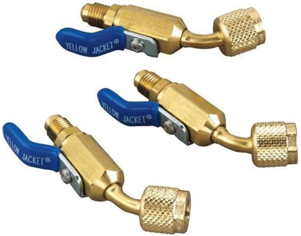 Yellow Jacket 93842 Mini Ball Valve (3 Pack)