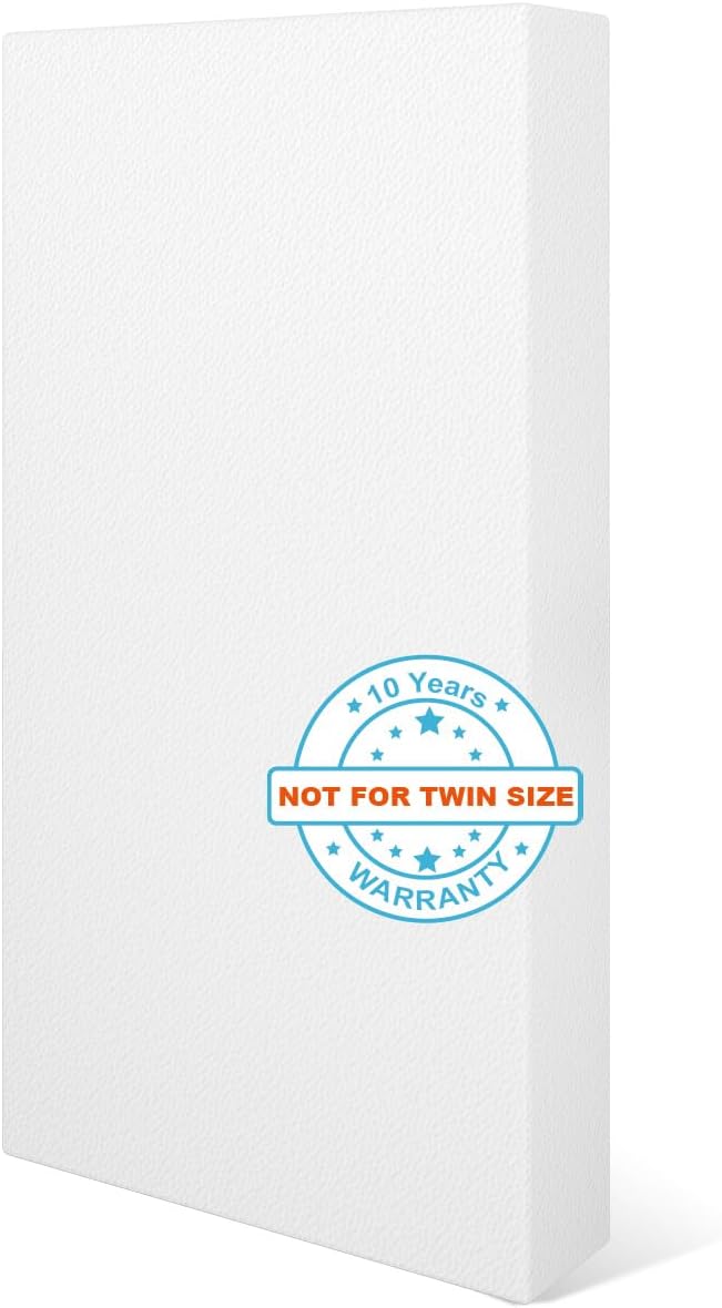 5" Hx52 Lx27.5 W Breathable Mattress