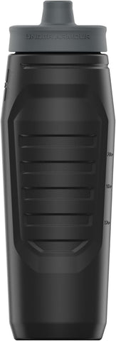 Under Armour Squeeze Water Bottles, 32 oz Water Bottles, Sideline Sports Water Bottle with Quick-Shot Lid, Quick & Easy Hydration, Gym Water Bottles, Squeeze Bottle, 1 32oz Bottle
