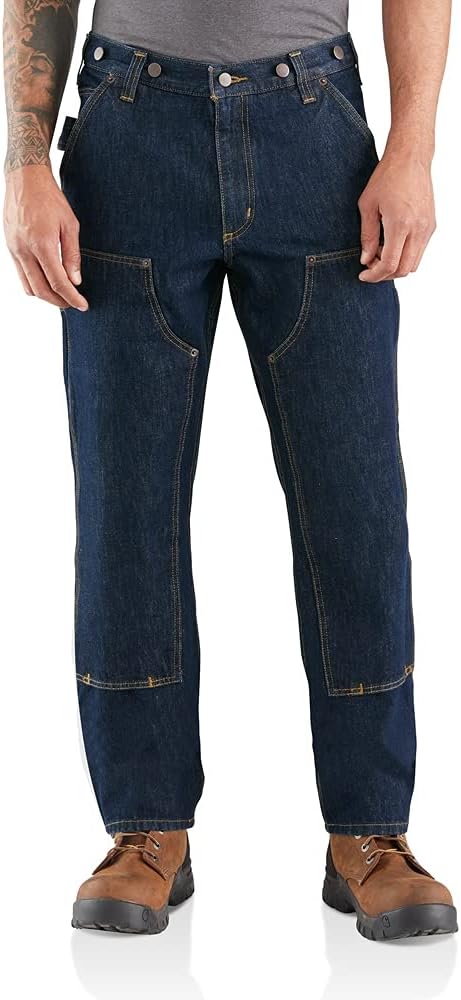 Carhartt Men's Relaxed Straight Rugged Flex Double-Front Denim Logger
