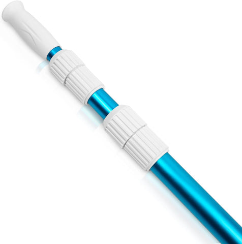 POOLWHALE Premium 15 Ft Pool Pole -Telescoping Swimming Pool Cleaning Poles