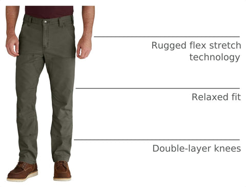 Carhartt Men's Relaxed Straight Rigby Double-front Dungaree