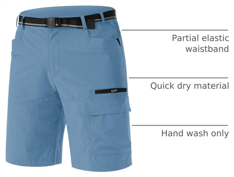 TACVASEN Men's Summer Outdoor Shorts 7"/10" Cargo Casual Golf Hiking