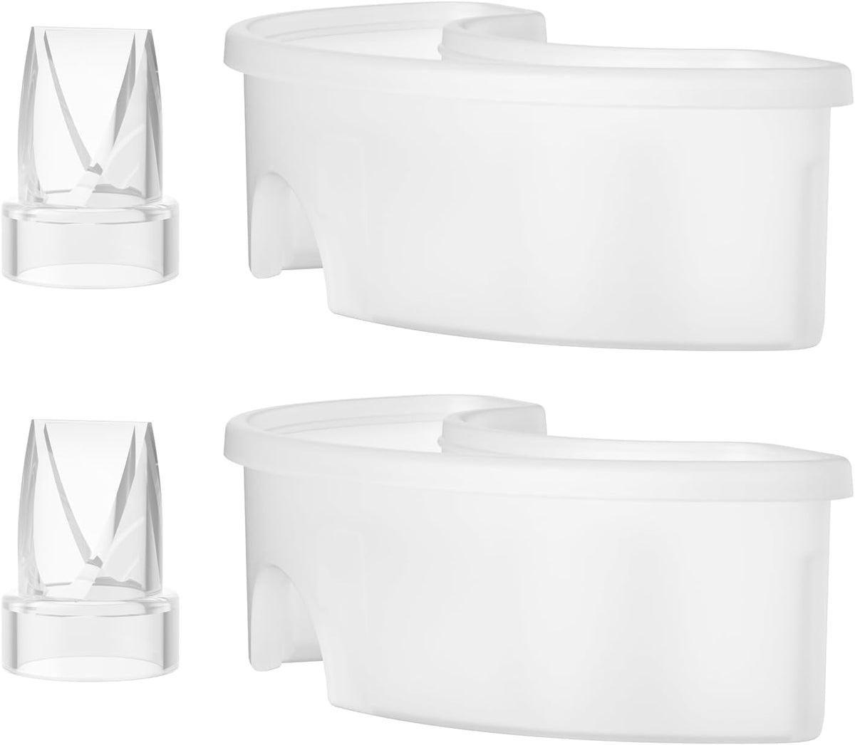 Paruu P16 Diaphragm & Valve Replacement, Only for P16 Wearable Breast Pump, 2 Pack Sets Original Accessories