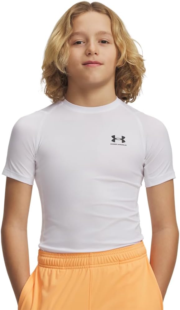 Under Armour Kids HeatGear Armour Short Sleeve (Big Kid)