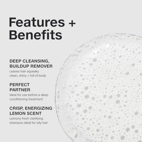 Paul Mitchell Shampoo Two, Clarifying Shampoo, Deep Cleanses + Removes Buildup, For All Hair Types, Especially Oily Hair