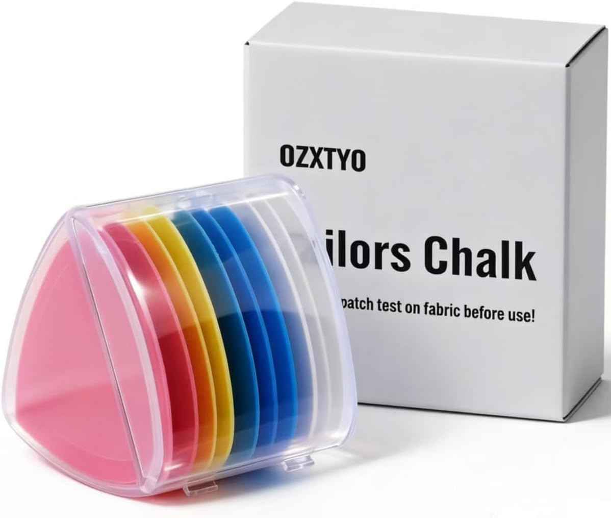OZXTYO Triangle Tailors Chalk 10Pcs,Sewing Fabric Chalk