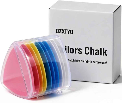 OZXTYO Triangle Tailors Chalk 10Pcs,Sewing Fabric Chalk