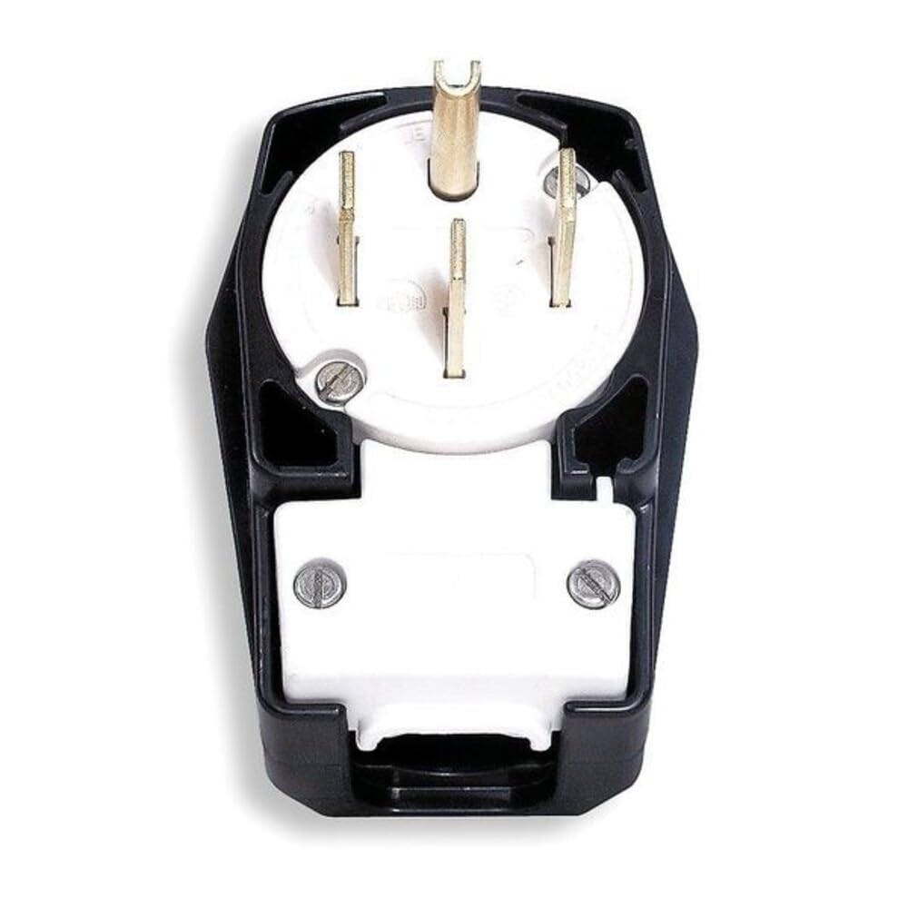 Hubbell HBL9452C Plug, Angle, 3 Pole, 4 Wire, 50 amp, 125/250V, 14-50P