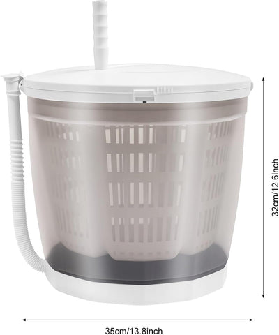 2 in 1 Non-Electric Washing Machine Spin Dryer Portable Compact 4.4lbs