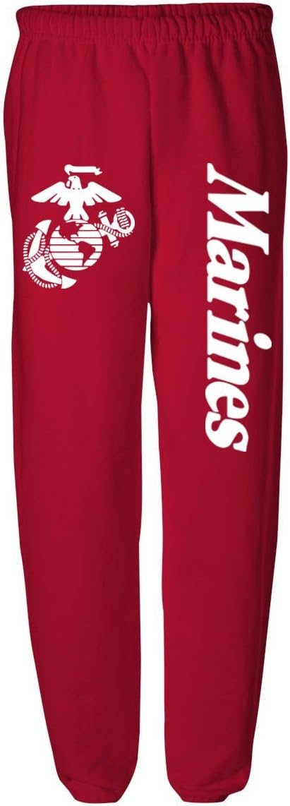 Lucky Ride USMC Marines Sweatpants US Marine Clothing Sweat Pants