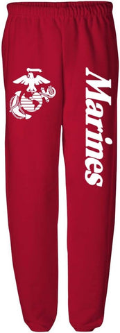 Lucky Ride USMC Marines Sweatpants US Marine Clothing Sweat Pants