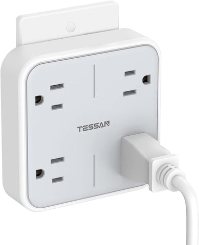 TESSAN Multi Plug Outlet Extender, Surge Protector Splitter