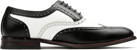 Ferro Aldo Men's Wingtip Oxford Dress Shoes | Classic Brogue & Two-Tone Spectator Styles | Formal Wedding Business Party Shoe