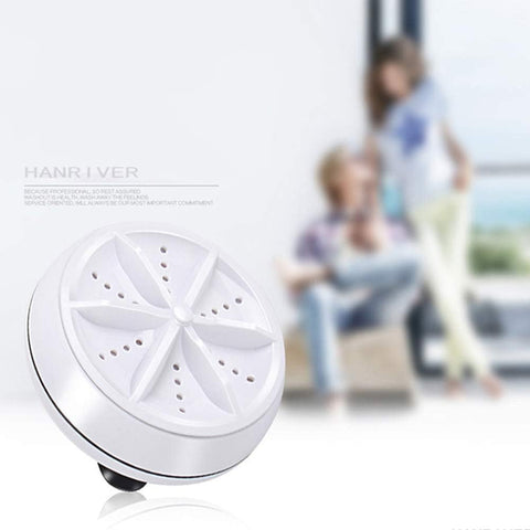 Mini Portable USB Washing Machine,Kitchen Sink Dishwasher,Ultrasonic Turbo Washer for Dishes,Socks,Underwear