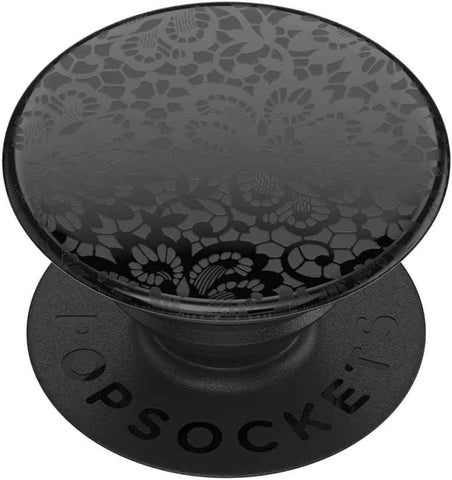 PopSockets Adhesive Phone Grip, Holder- Lace Noir