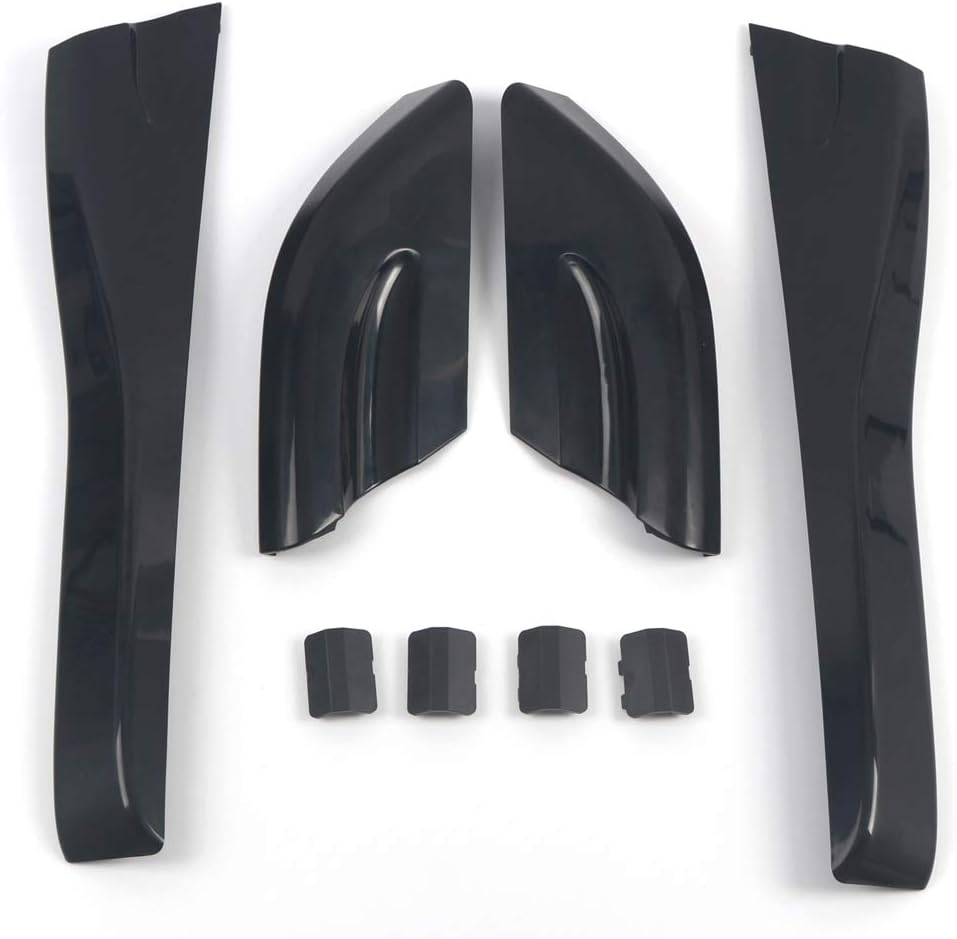 HIGH FLYING 2004-2008 for Hyundai Tucson Car Roof Rails Rack Leg Cover End Cap Protection Cover Shell Black 1 Set