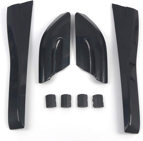 HIGH FLYING 2004-2008 for Hyundai Tucson Car Roof Rails Rack Leg Cover End Cap Protection Cover Shell Black 1 Set