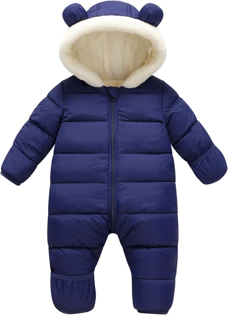Newborn Baby Snowsuit Infant Boy Clothes Toddler Girl Snow Suits
