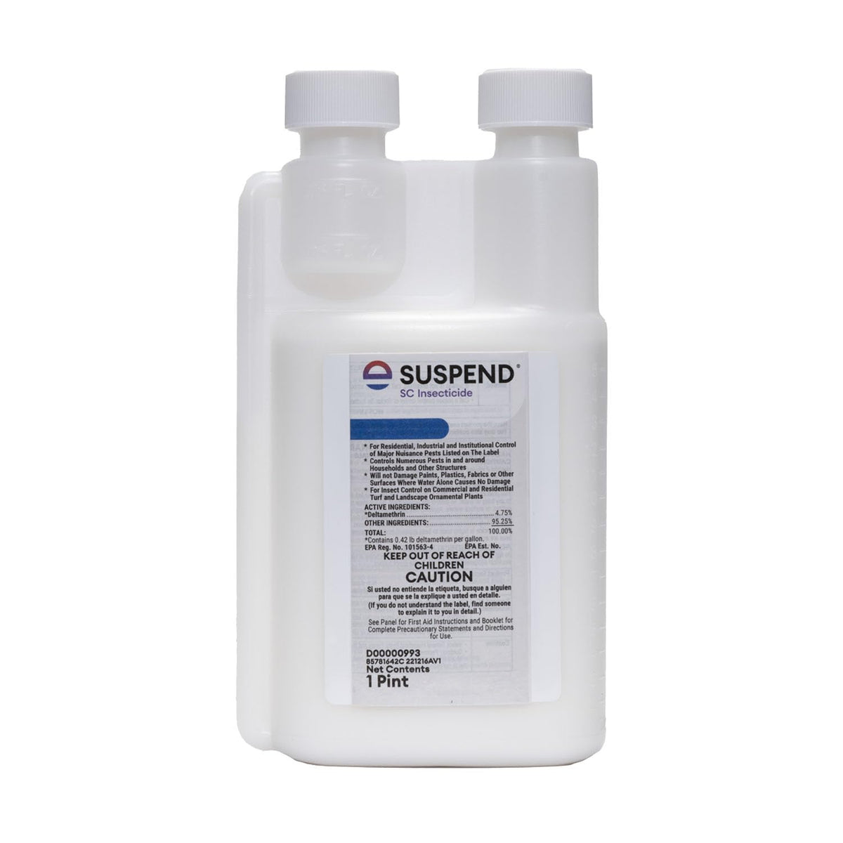Suspend SC Insecticide 16 oz | Indoor/Outdoor Perimeter Pest Control | Deltamethrin Insecticide Concentrate | Controls Ants, Spiders, Cockroaches, and Other Common Crawling Insects | Long Residual