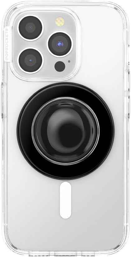 PopSockets Phone Grip for MagSafe, Magnetic Holder- BonBon Black